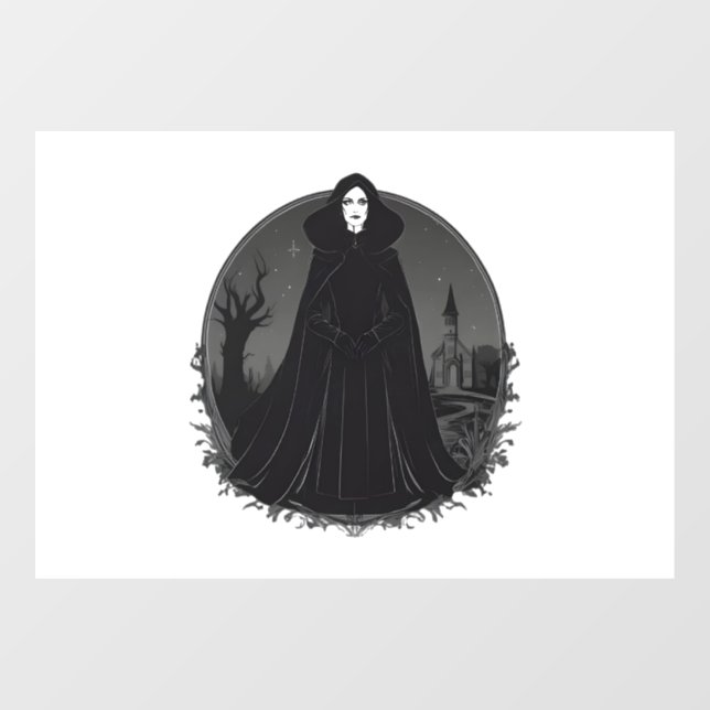 Gothic Salem Witch at Midnight (Sheet)