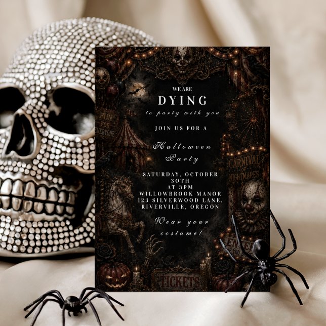 Gothic Scary Halloween Invitation (Creator Uploaded)
