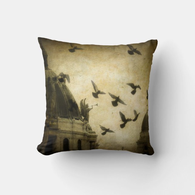 Gothic Scenes Cushion (Front)