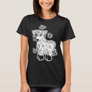 Gothic Scotland Highland Cattle Livestock Breeding T-Shirt
