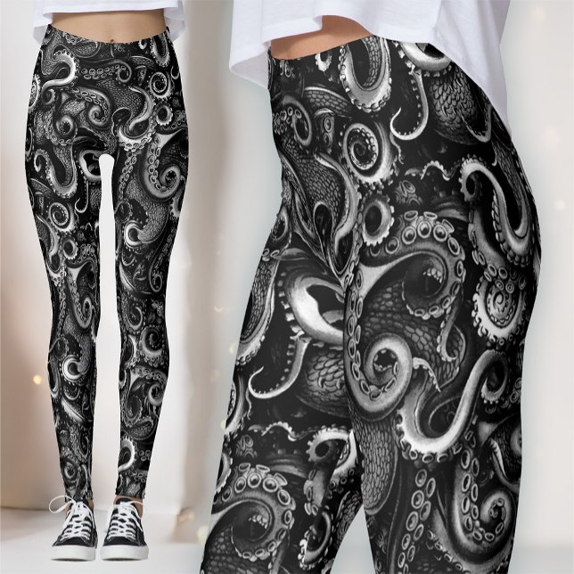 Gothic Sea Witch Kraken | Dark Naturalist Curio Leggings (Creator Uploaded)