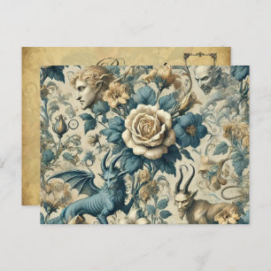 Gothic Serenade – Gothic Victorian Holiday Postcard