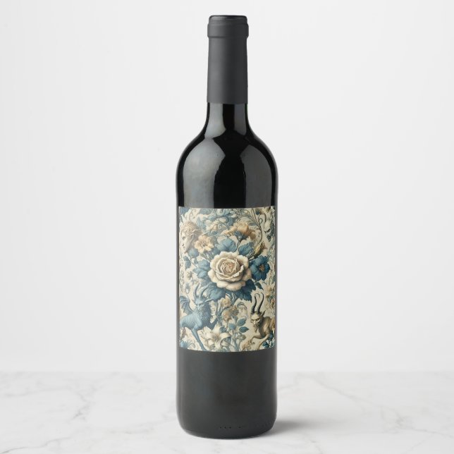 Gothic Serenade – Gothic Victorian Wine Label (Front)