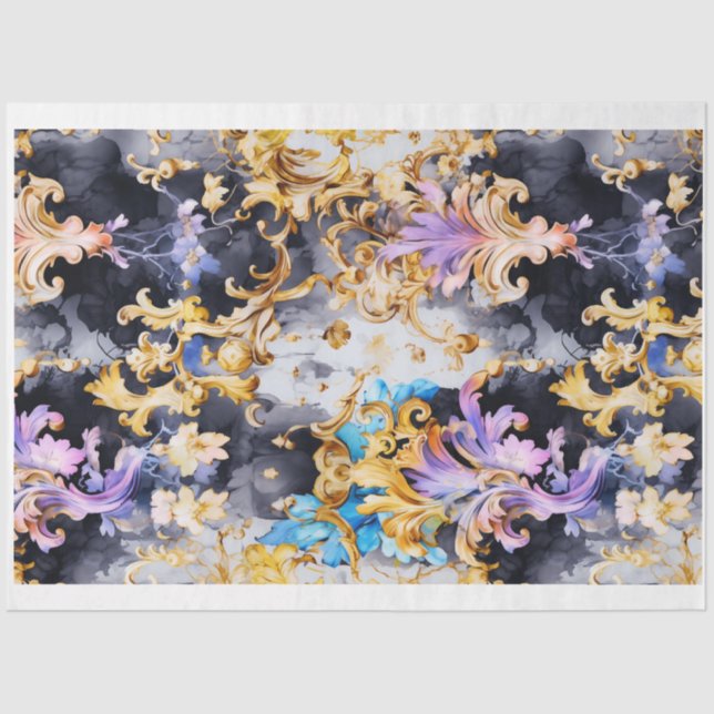 Gothic Shabby Glam G Decoupage Paper (Front)