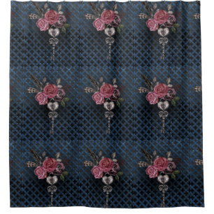 gothic shower curtain