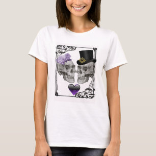 Gothic skeleton couple T-Shirt