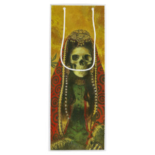 Gothic Skeleton Decorative Wine Bag
