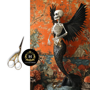 Gothic Skeleton Furniture Decoupage Tissue Paper