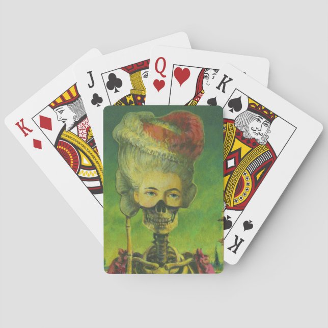 Gothic Skeleton Playing Cards (Back)