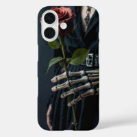 Gothic Skeleton Rose Halloween