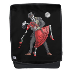 Gothic Skeletons Dancing Backpack