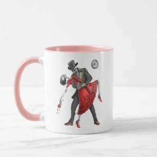 Gothic Skeletons Dancing Mug