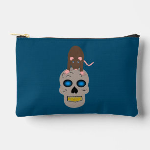 Gothic Skull and Rat Halloween Accessory Pouch