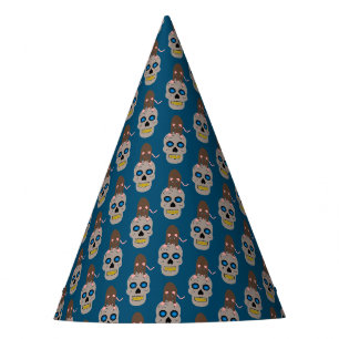 Gothic Skull and Rat Halloween Party Hat