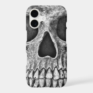 Gothic Skull Black And White Grunge Cool