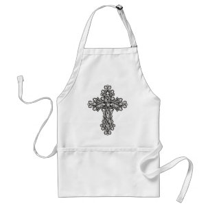 Gothic Skull Cross Standard Apron