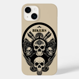 Gothic Skull Design Case-Mate iPhone 14 Case