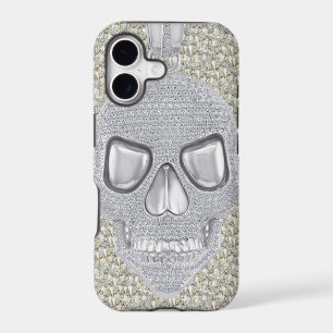 Gothic Skull Diamonds Print
