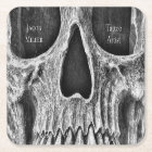 Gothic Skull Face Black And White Tattoo Shop