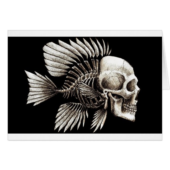 GOTHIC SKULL FISH (Front Horizontal)