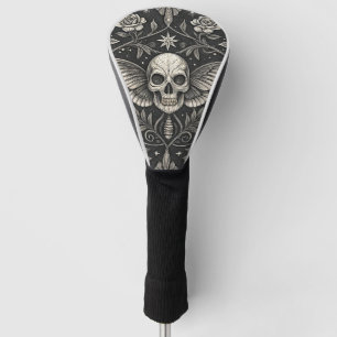 Gothic Skull Floral Celestial Pattern (1) Golf Head Cover