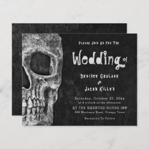 Gothic Skull Halloween Wedding Budget 