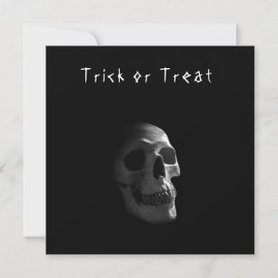 Gothic Skull Horror Goth Death Holiday Card