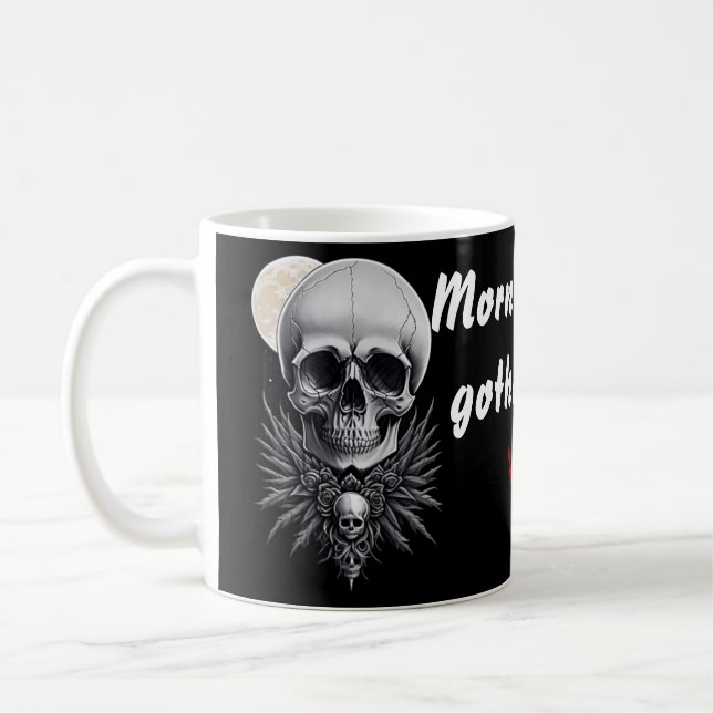  Gothic Skull Mug (Left)