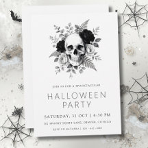 Gothic Skull & Roses Halloween