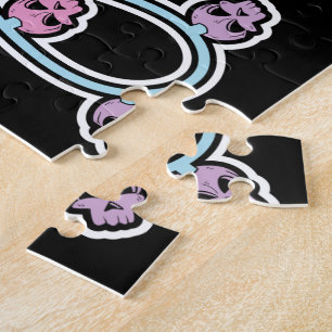 Gothic Skulls Christmas Tree Jigsaw Puzzle