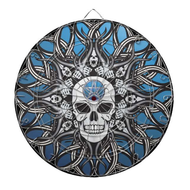 Gothic Skulls Dartboard (Front)