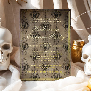 Gothic Skulls Halloween Costume Party