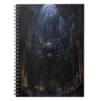 Gothic Spider Dark Victorian Art Print Notebook