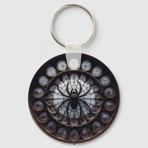 Gothic Spider Keychain