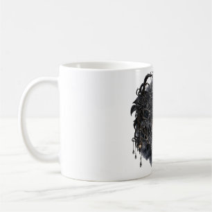 Gothic Spider Web Halloween Mug 🎃 Full Moon Spide
