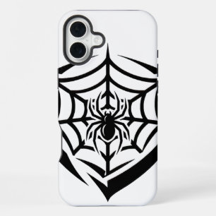Gothic Spider Web iPhone 16 Plus Case