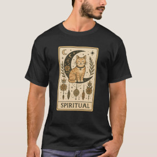 Gothic Spiritual Tarot Card The Moon Dreamcatcher T-Shirt