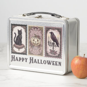Gothic Spooky Halloween, Celestial Witchy decor Metal Lunch Box
