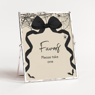 Gothic Spooky Little Boo Favours Sign