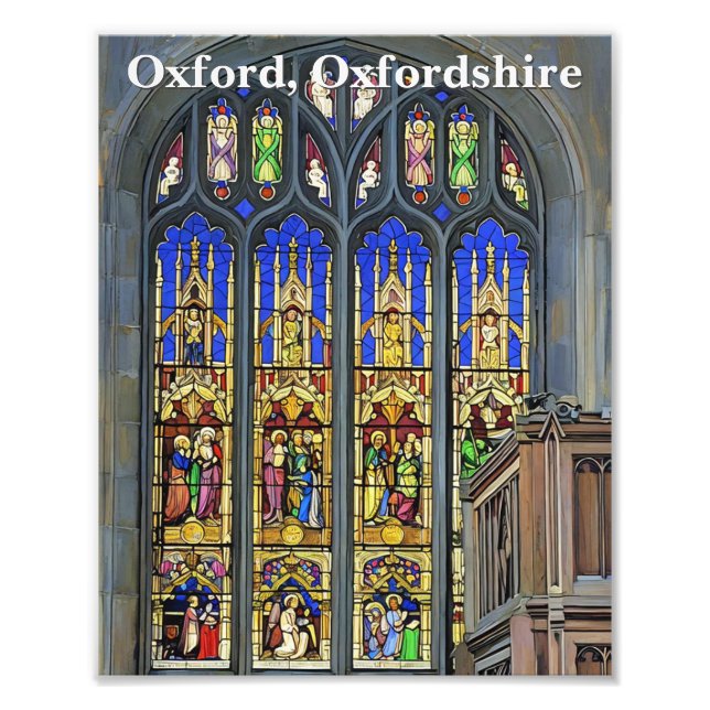 Gothic Stained Glass Window Print (Front)