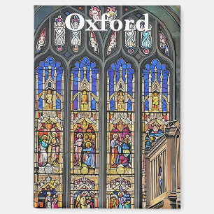 Gothic Stained Glass Window Print Magnet