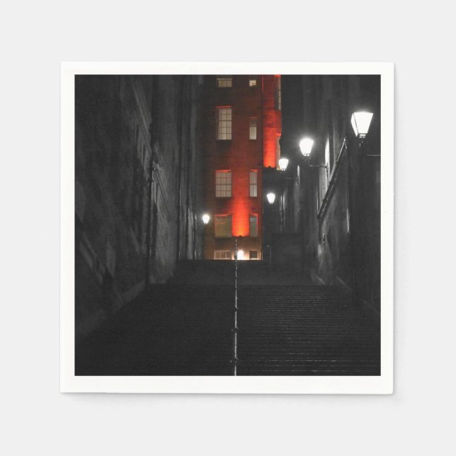 Gothic Staircase Napkin (Front)