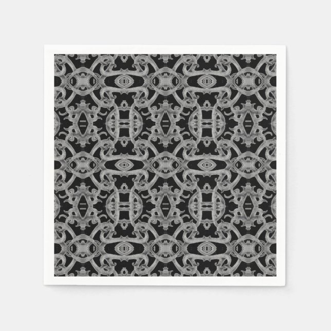 GOTHIC Standard Cocktail Paper Napkins (Front)