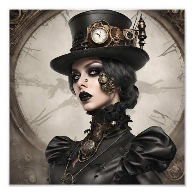 Gothic Steampunk Photo Print (Front)