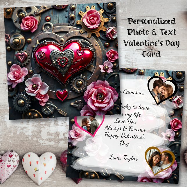 Gothic Steampunk Valentine's Day Photo Template (Creator Uploaded)