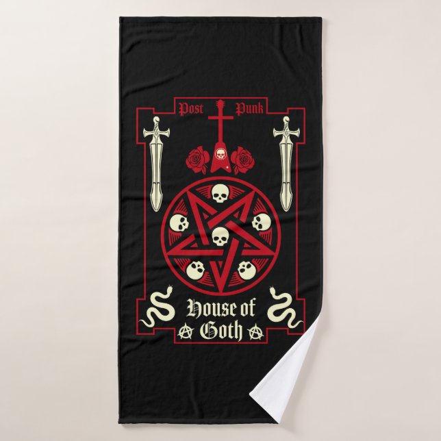 Gothic Subculture Post Punk  Bath Towel (Bath Towel)