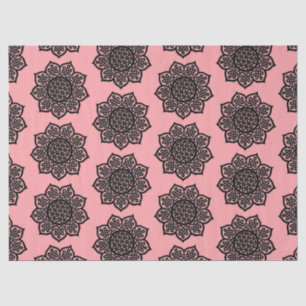 GOTHIC SUN Black Pink Celtic Knots Tissue Paper