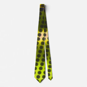GOTHIC SUN CELTIC KNOTS Topaz Yellow Tie