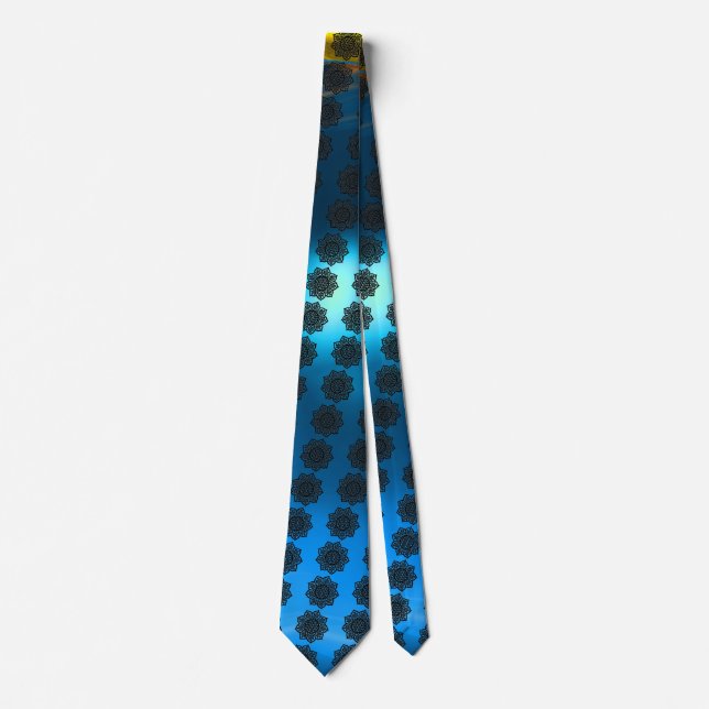 GOTHIC SUN gem blue Tie (Front)