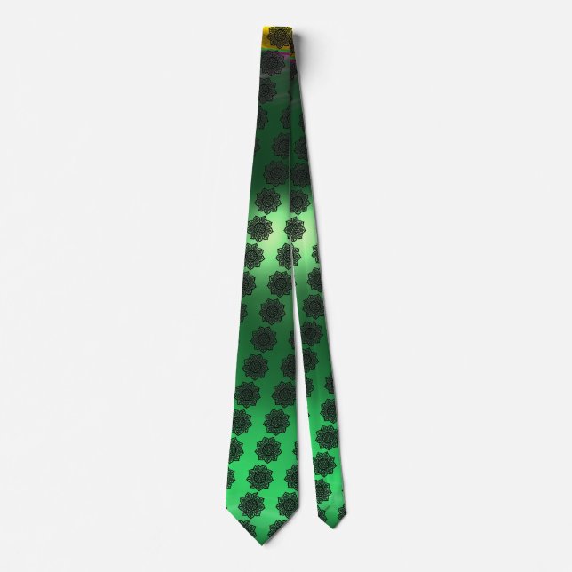 GOTHIC SUN gem green Tie (Front)